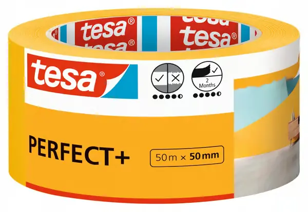 tesa PERFECT+ maalarinteippi 50 m x 50 mm Viimeinen Mahdollisuus