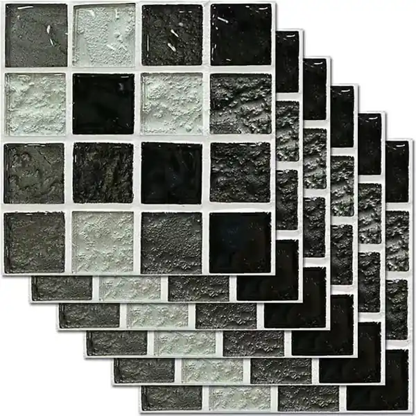 24 kpl itseliimautuvia seinälaattoja 3D-sementtilaattatarra itseliimautuva seinälaatta välitilalle vedenpitävä keittiö kylpyhuone 2 Kampanjahinta