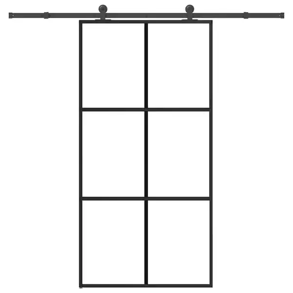 vidaXL liukuovi laitteistosarjalla 102x205 cm ESG lasi ja alumiini Eniten Myyty