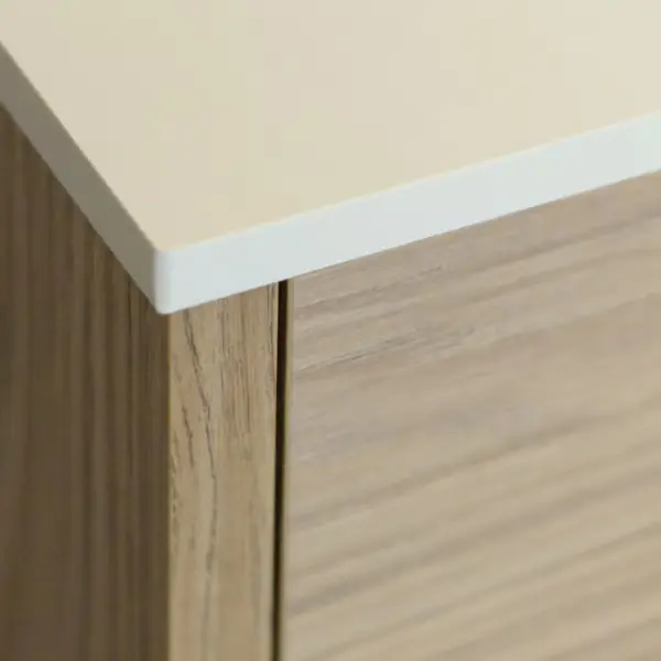 Kausialennus HPL-taso 120 cm pesualtaan kaapille 120x46,5 cm Lumikki reikineen