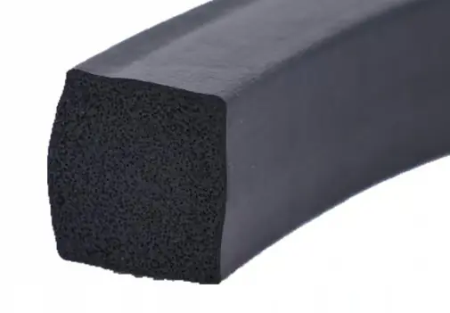 Vaahtokumitiiviste, huokoinen EPDM-profiili, litteä palkki 20x20 mm, eristys Poisto
