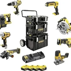 DEWALT COMBO 18V DCD996+DCF880+DCG405+DCS331+DCS367+DCS570+DCH273+DCL050 4x5.0Ah TS-kori Aito