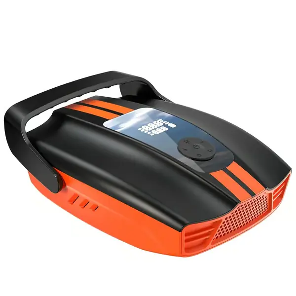 Suoraan Valmistajalta Sähköinen ilmapumppu SUP lle ja kajakille - Paddleboard pumppu - 50 PSI maksimipaine - 9 tilaa - Automaattinen sammutus - Kannettava autoon ja laud...