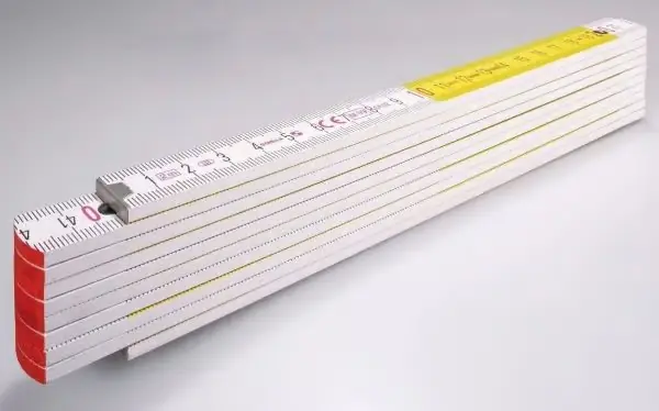 Alennettu Stabila Folding rule 2m STABILA 717 beech, white-yellow, 10 section