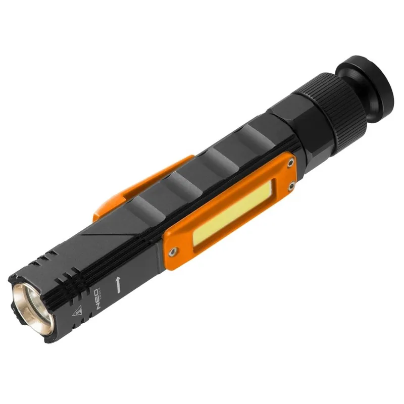 USB-LADATTAVA TASKULAMPPU 300 LM 2 IN 1 CREE XPE + COB LED - T N99-034 Flash-Tarjous