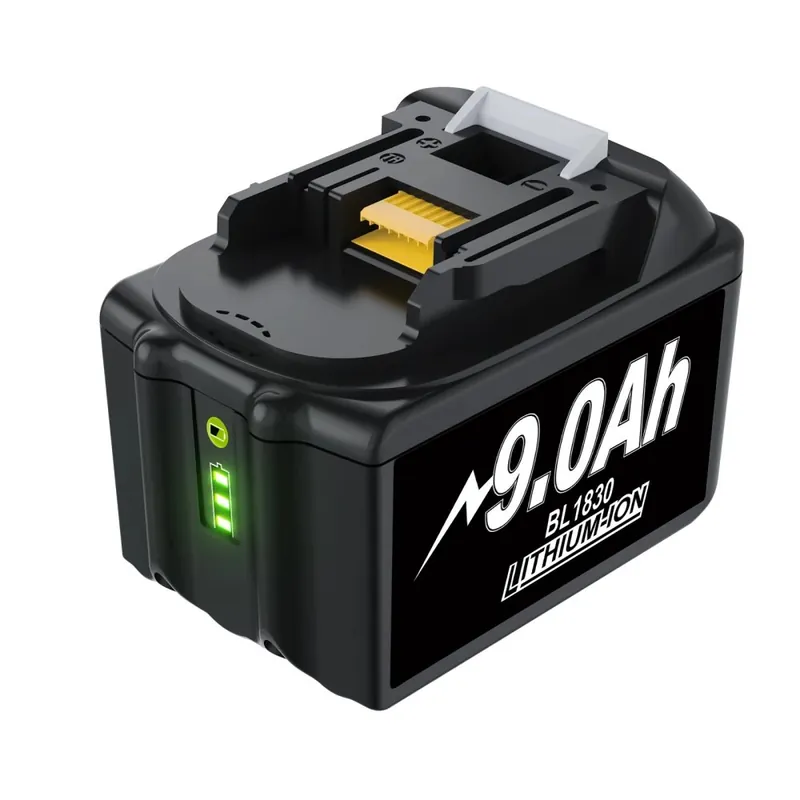 Makita 18V akkulaturi, yhteensopiva BL1850B ja BL1860 kanssa, nopea lataus voimatyökaluille., Kulta Aito