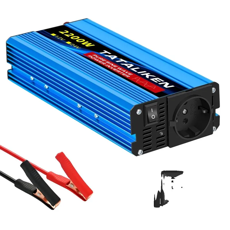 Puhdas sinimuotoinvertteri, korkea hyötysuhde, kompakti muotoilu,12V 2200W 220V Edullinen Hinta