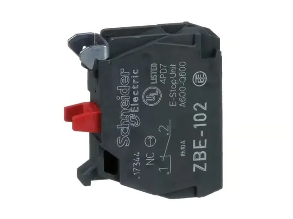 Tukkuhinta Schneider Electric ZBE102 Kosketuselementti 1 x katkaisukosketin Koskettava 240 V 1 kpl