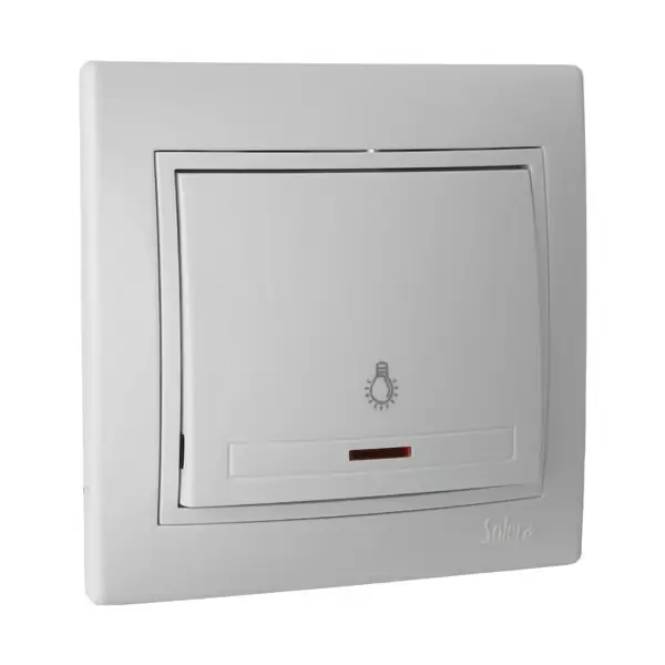 Solera erp04ilu valkoinen painonappikytkin 10A 250V Älä Missaa