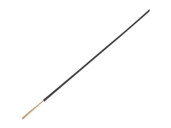 Ajankohtainen Conrad 605811, 1,5 mm², 2,3 mm, Sort, -40–90 °C, 18 A, 5 m