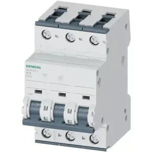 Turvallinen Maksu Siemens 5SY63257 5SY6325-7 Ledningssikkerikkerhedsafbryder 25 A 230 V, 400 V