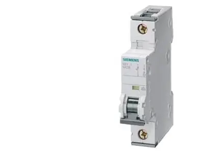 Siemens 5SY61066, Pienoiskatkaisija, Tyyppi B, 6000 A, IP20, 230 - 400 V Lähetetään Heti