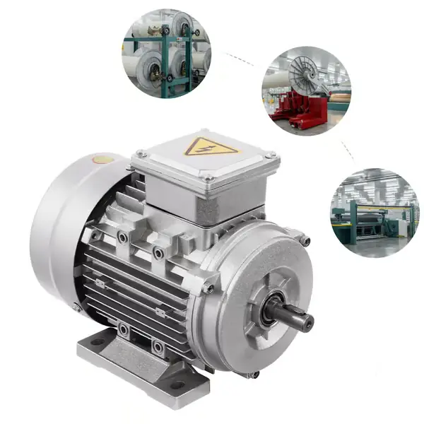 Rajoitettu Tarjous Sähkömoottori - 3-vaiheinen asynkronimoottori - Teho 0,75 kW - Jännite 380 V 50 Hz - Nopeus 1400 r/min - IP55 - Kuparikäämitys - MS7144 - Hopea