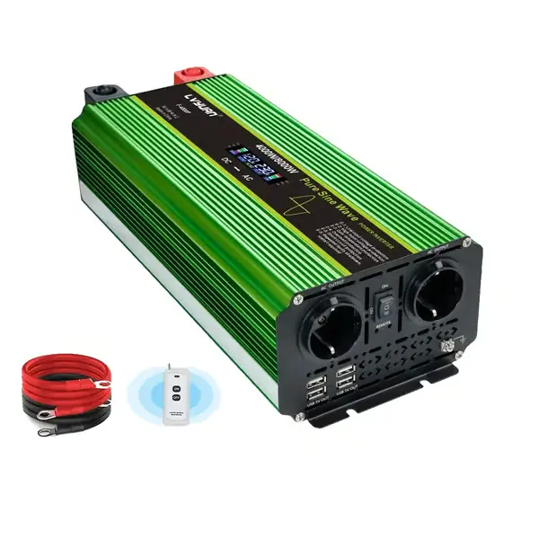 Tehoinvertteri, puhdas sinimuotoinen aalto, älykäs LCD-näyttö,24V 4000W-8000W Eniten Myyty