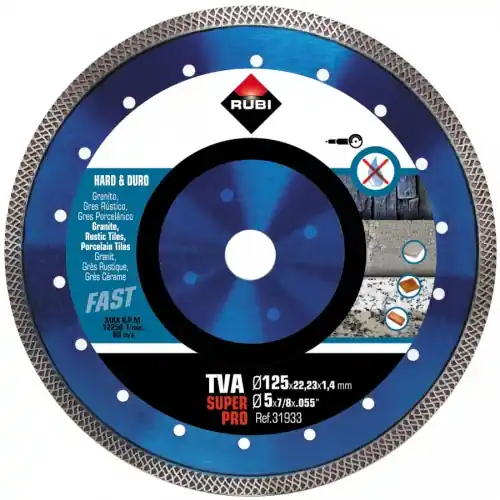 TIMANTTITERÄ KOVILLE MATERIAALEILLE, TURBO VIPER (TVA) 125 MM - RI 31933 Superhinta