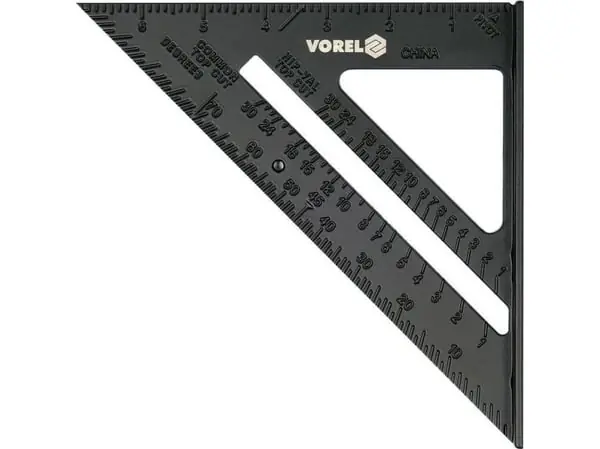 Päivän Tarjous VOREL ALUMIINIA KULMA, JOSSA VARSI 250mm T18377