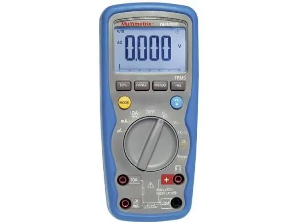 Älä Missaa Multimetrix P06231412 Kädessä pidettävä digitaalinen yleismittari Vesitiivis (IP67) CAT III 1000 V, CAT IV 600 V Näyttö (lukemat) 6000