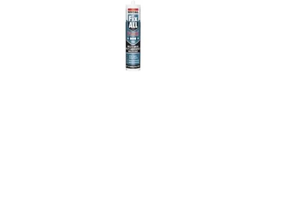 Uusi Malli Sealant Fix All Flexi ruskea 290ml patruuna, korkealaatuinen 1-komponenttinen tiivistysaine, korkea tarttuvuus, sisältää sienitautien torjunta-aine...