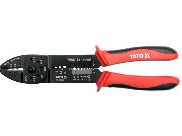 YATO 3 in 1 eristyksen kuorintapihdit 240mm 0.75 - 6mm2 22930 Suosittu