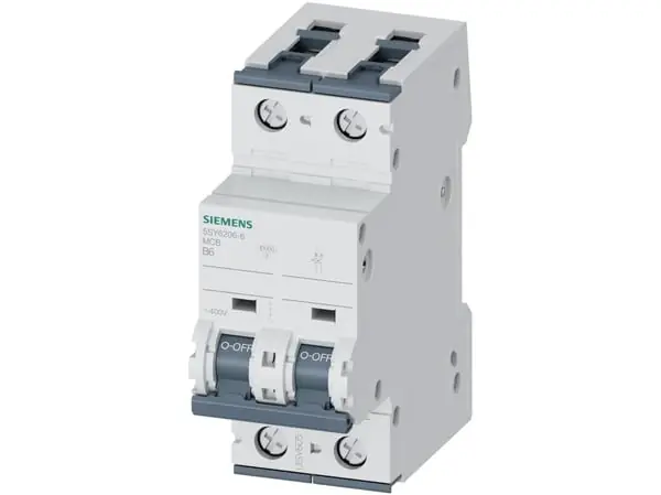 Siemens 5SY62066 5SY6206-6 Ledningssikkerikkerhedsafbryder 6 A 230 V, 400 V Tarjoushinta