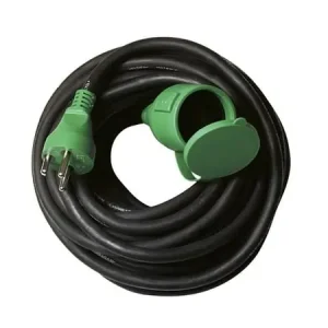BLUE ELECTRIC Kaapelisarja - 10M - valettu pistoke maadoitettu - Kaapeli 3x1,5 mm2 Kumi-neopreeni Ilmainen Palautus