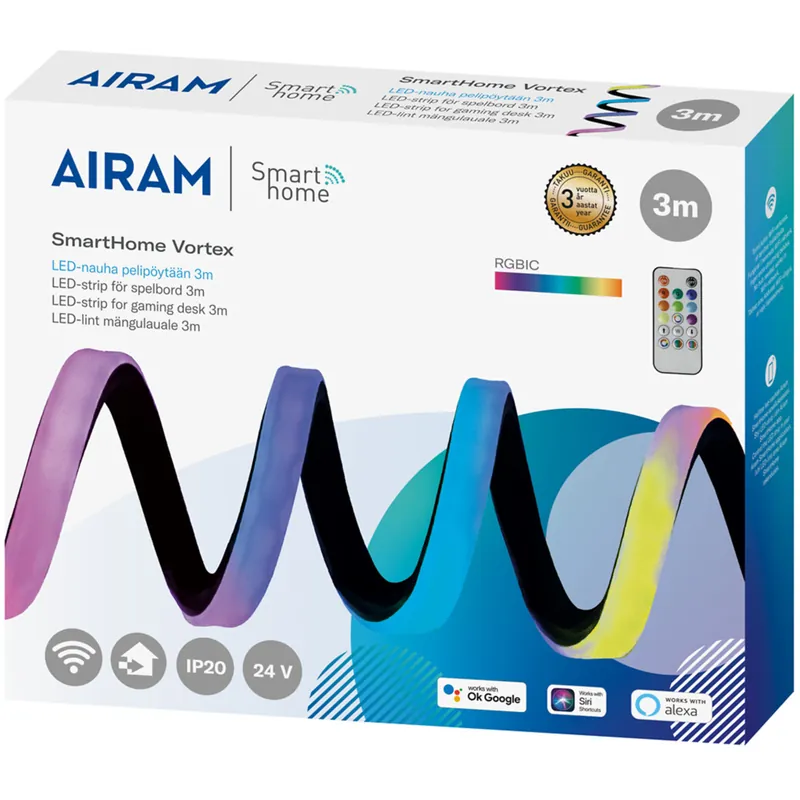 LED-nauha Airam Smarthome Vortex Tarjous