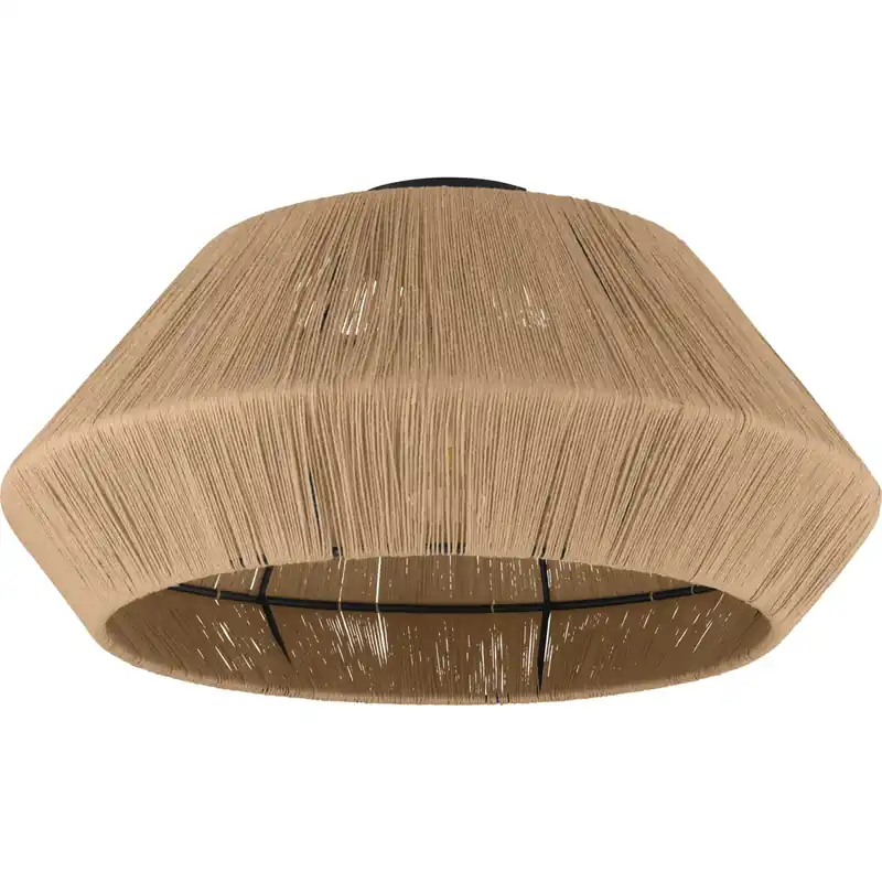 Viimeinen Mahdollisuus Kattovalaisin EGLO Alderney 40W Ø48cm naru/musta