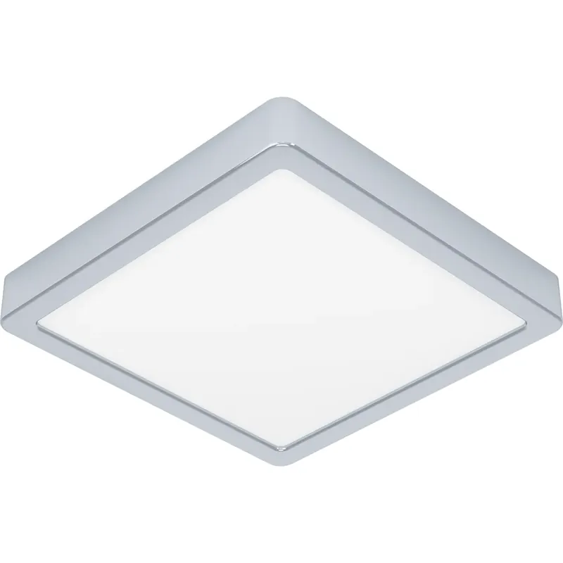 Asiakkaiden Suosikki Plafondi EGLO Fueva 5 led 17W 21x21cm kromi/valkoinen