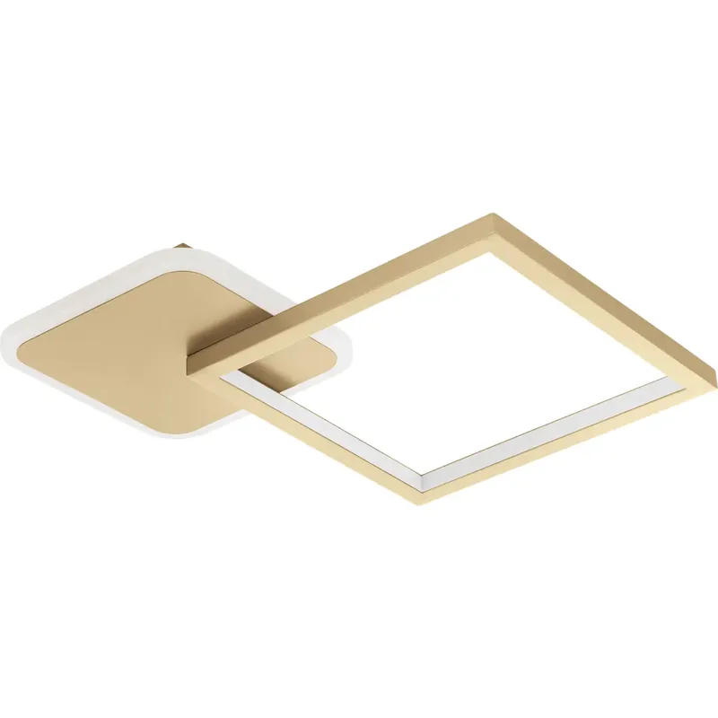 Kattovalaisin EGLO Gafares led 15W 33x33cm kulta/valkoinen Edullinen