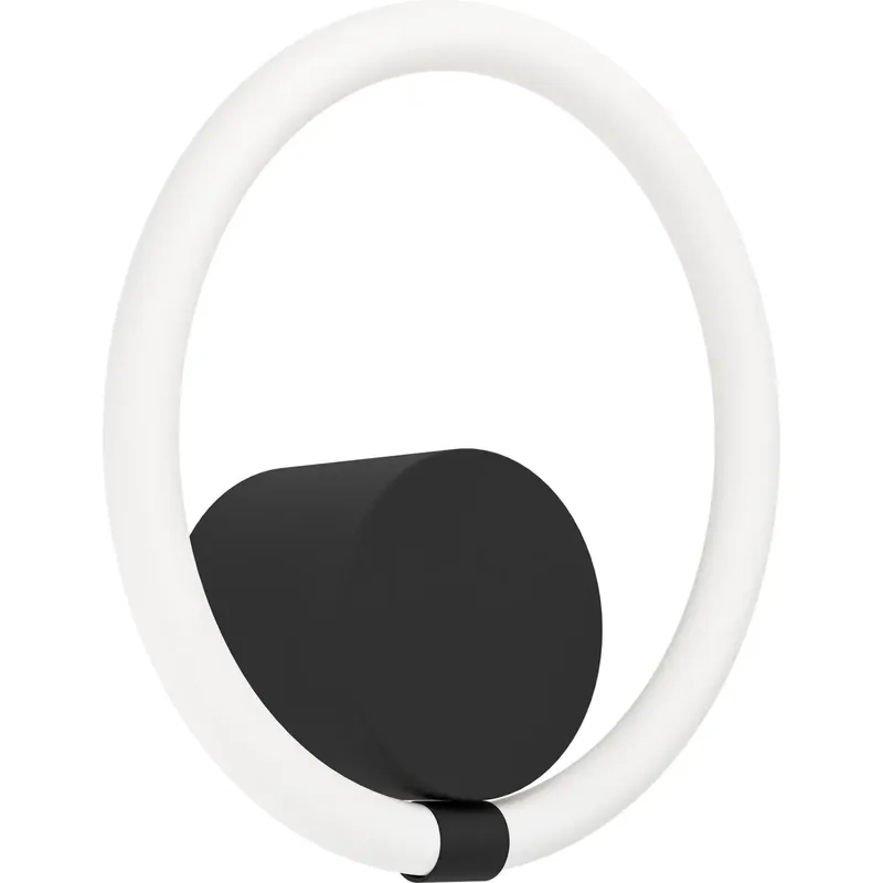 Kausialennus Seinävalaisin EGLO Caranacoa led 11,5W Ø26cm musta/valkoinen