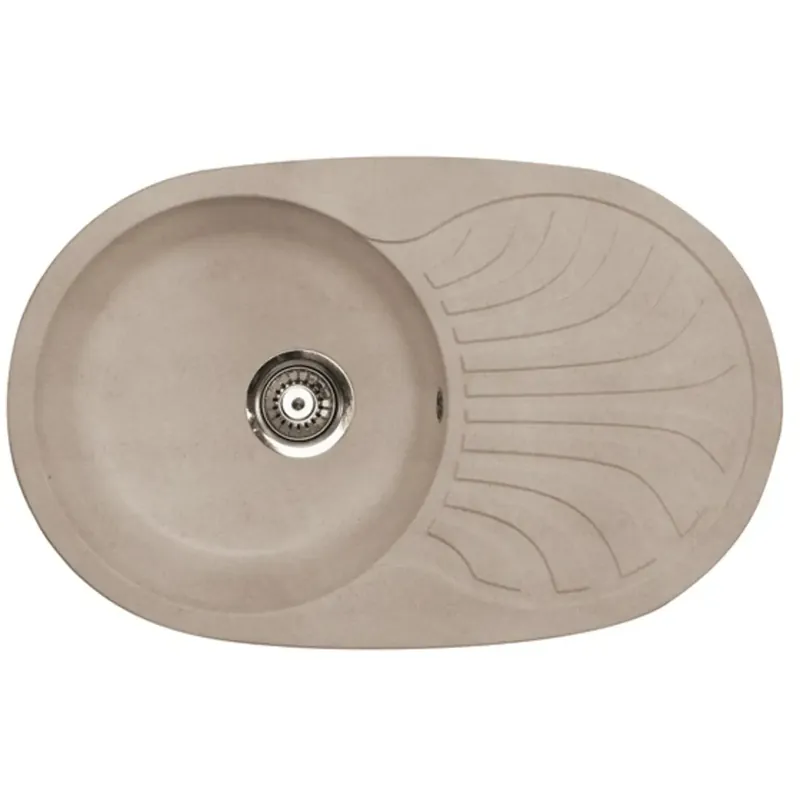 Halpa Hinta Keittiöallas Aqualine 780 x 500 mm X-Granit hiekanvärinen