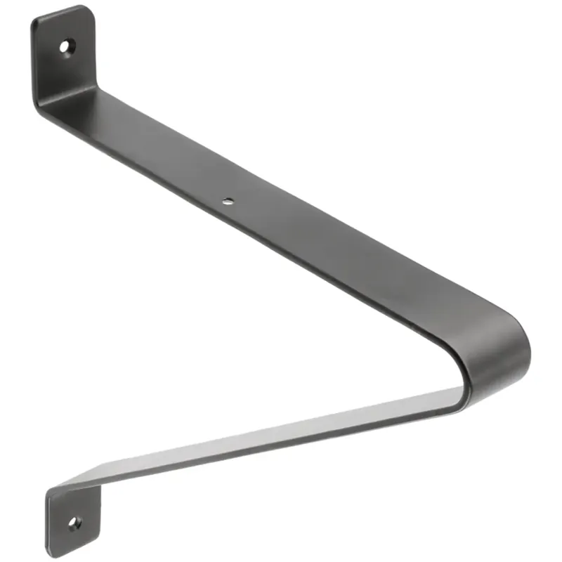 Hyllynkannatin Element System Gala 250 x 220 x 30 mm, mattamusta Tehdashinta