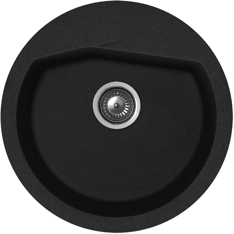 Tilaa Heti Keittiöallas Aqualine Ø 516 mm X-Granit grafiitinmusta