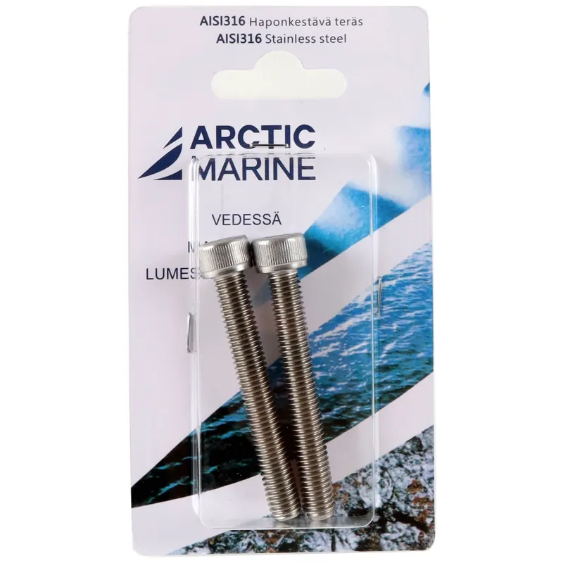 Alkuperäinen Kuusiokoloruuvi DIN 912 M8x60mm A4