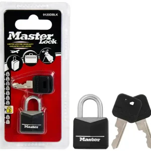 Kampanjahinta Riippulukko MasterLock 20x11 mm vinyyli 4 kpl/pkt