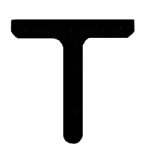 T-tanko teräs 60x60x7 mm S235JR pituus 6 m Sertifioitu