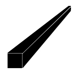 Tehdashinta Neliötanko teräs 60x60 mm S355J0 pituus 6 m
