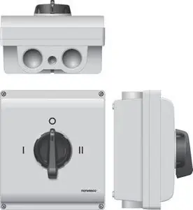 Edullinen NORWESCO SAF463CO 1-0-2 4X63A 400V IP65 VERKONVAIHTOKYTKIN