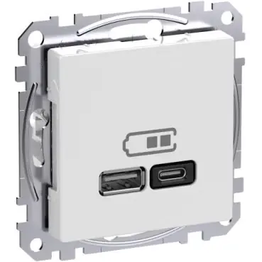 Osta Nyt SCHNEIDER EXXACT USB-PISTORASIA A+C 45W VALKOINEN IP21 - 7011019