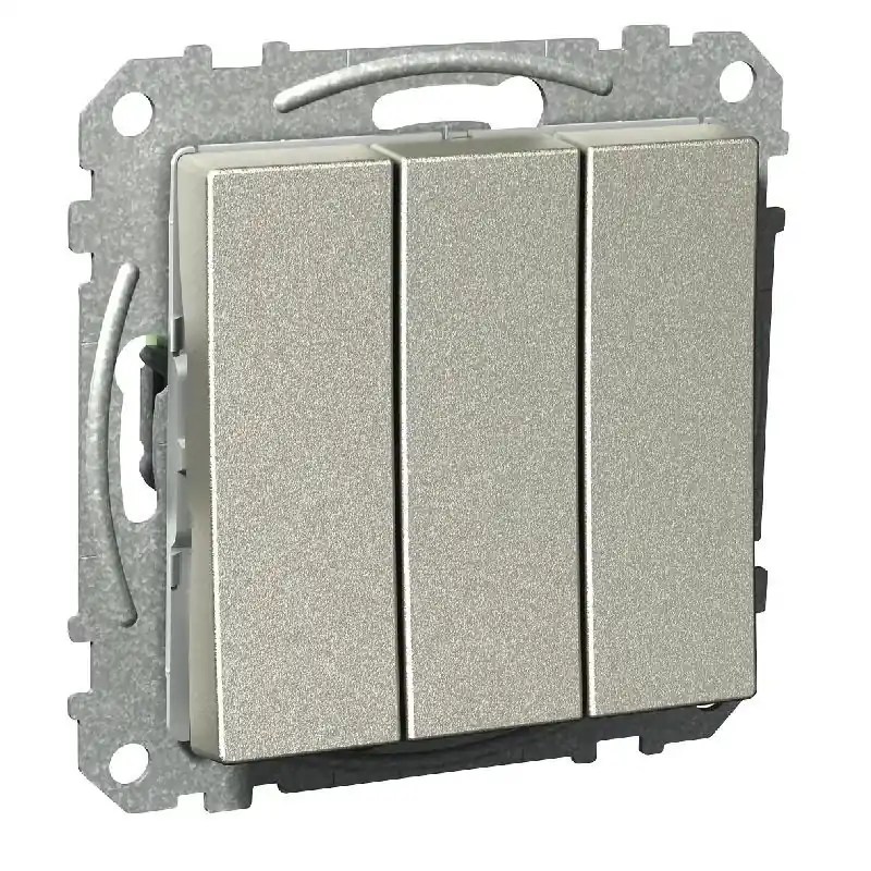 Tarjoushinta SCHNEIDER EXXACT 1+1+1-KYTKIN JL 2X METALLI IP20 - 2112231