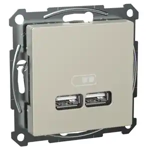 SCH EXXACT 2*USB-PISTORASIA METALLI IP21 Tukkuhinta
